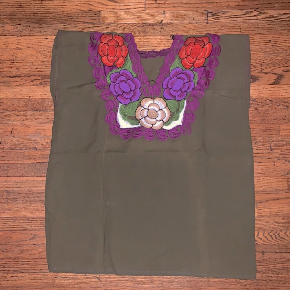 Embroidered Mexican blouse
